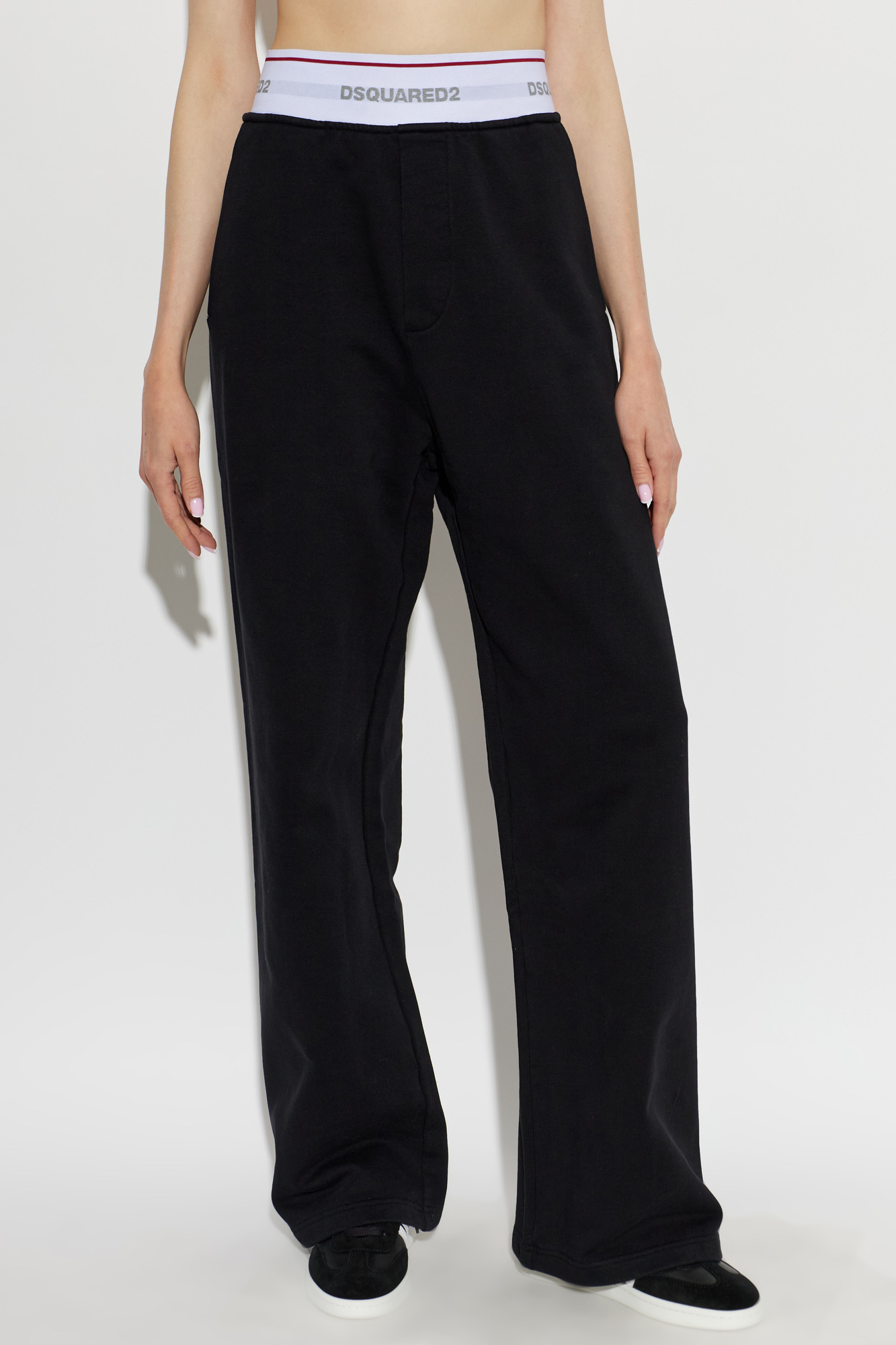 Black Wide-leg sweatpants Dsquared2 - Vitkac GB
